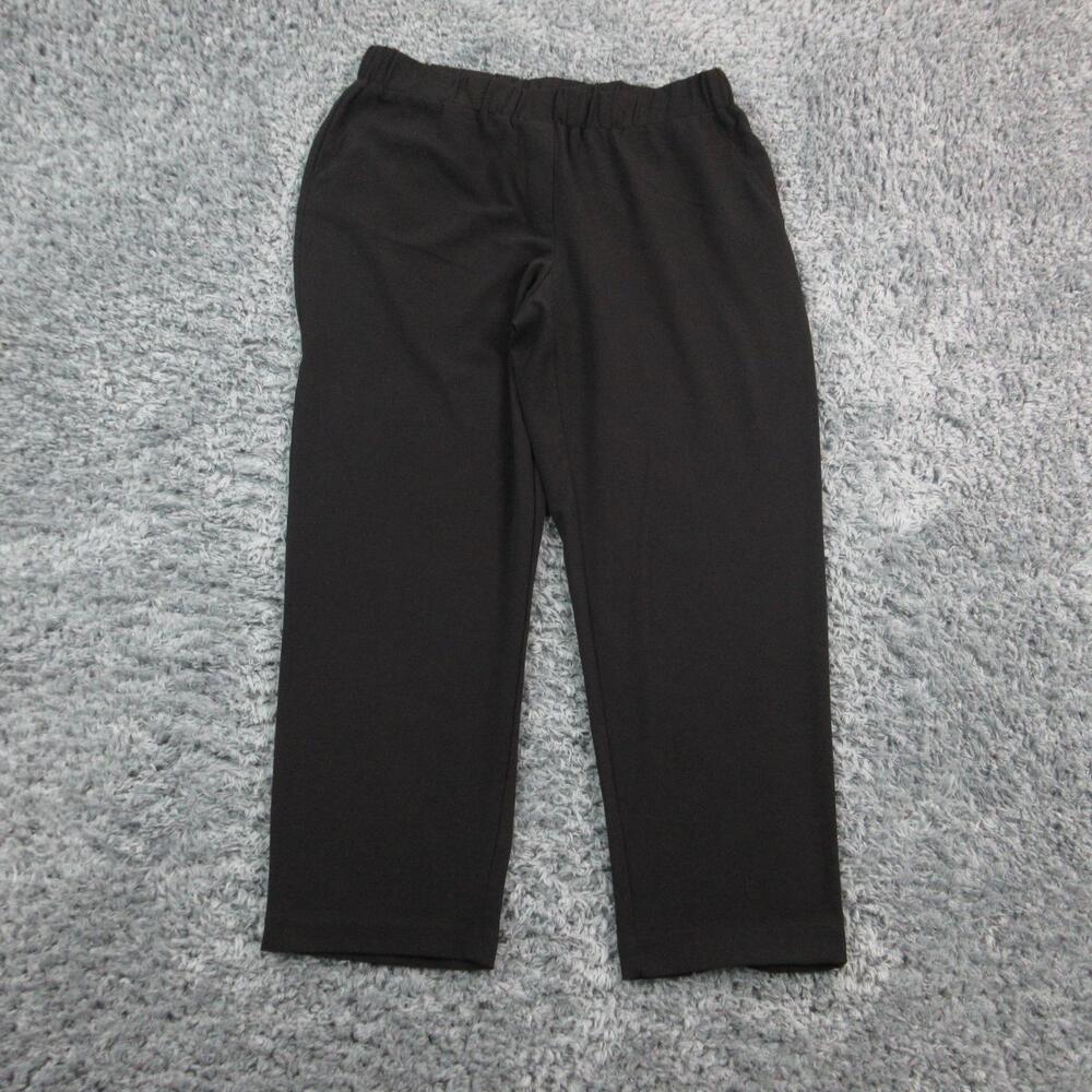 Chicos Pants Womens 2.5 Pull On Trousers Stretch Casual Lounge Comfort 34x27*